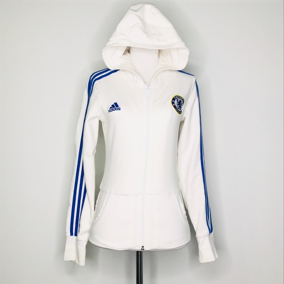 adidas Tops - adidas Chelsea Football Club Zip Up Hoodie